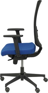 thumbnail of Ossa Negra Silla  y  Respaldo de malla en color negro y asiento tapizado en tejido BALI color azul