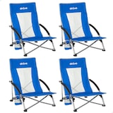 thumbnail of Aktive Pack 4 sillas plegables playa 50x51x67 cm azul con bolsillo