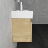 thumbnail of Alpenberger Waschbecken mit Unterschrank 45 cm | Badmöbel Vormontiert | Badschrank mit SoftClose Klapptür Gäste-WC Waschplatz| Robustes Keramikbecken