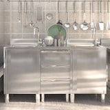 thumbnail of Armarios de cocina comercial 3 unidades acero inoxidable