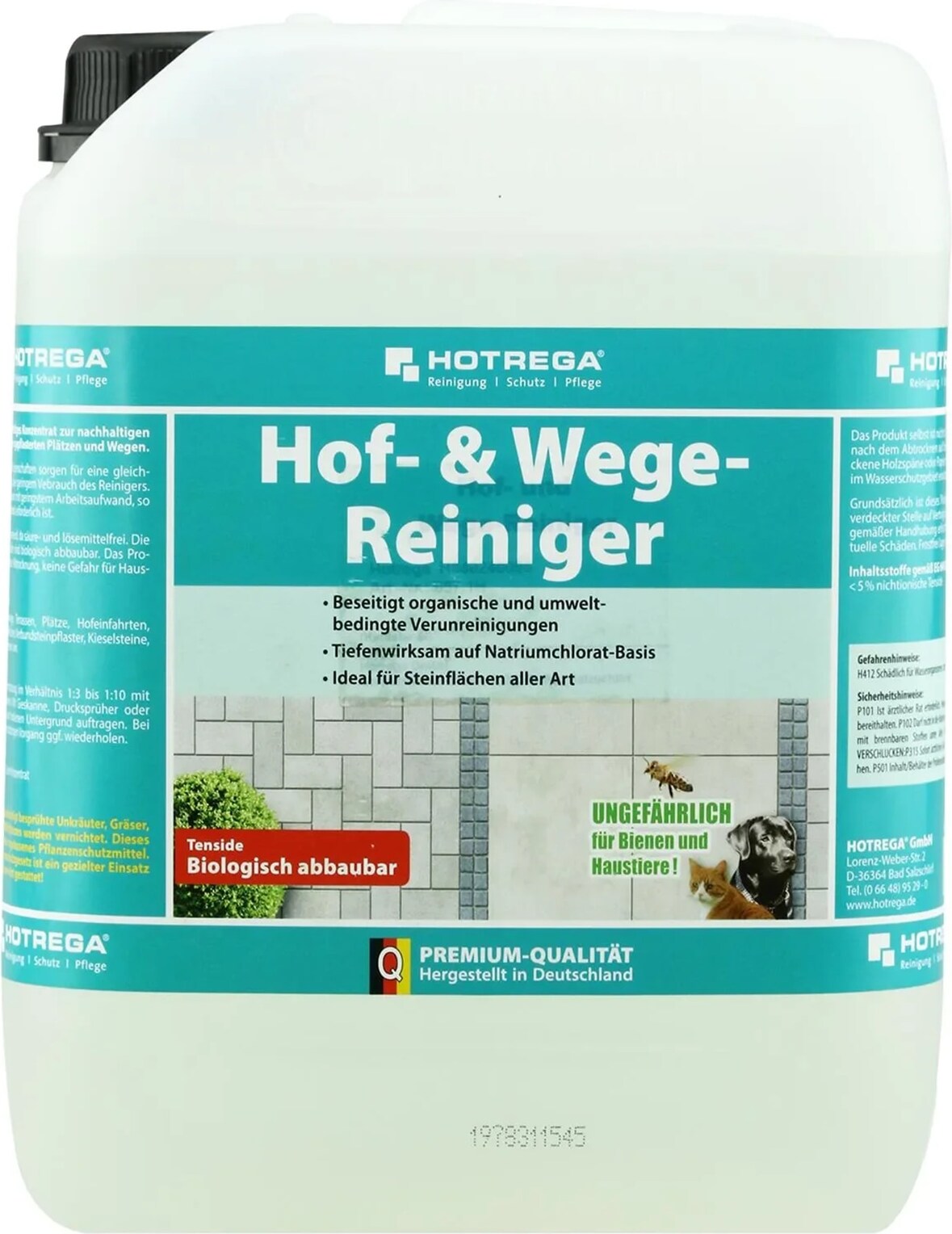 HOTREGA Hof- & Wege Reiniger 5 Liter Konzentrat