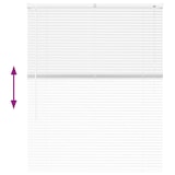 thumbnail of vidaXL Venetiaanse Jaloezieën met gordijnen Wit 130 x 105 cm Aluminium