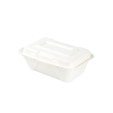 BIOZOYG 50 Stück Einwegschalen 18 x 13 x 3 cm, braune Pappschalen