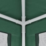 thumbnail of Tente de fête avec 8 parois latérales en maille Vert 3x9 m PEHD Modèle AbriCôte 170