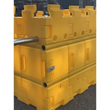 thumbnail of Blindage de fouille léger modulable "légo" - kit 4 (2x1x0.65m) - plast'up rotomoulage - JAUNE
