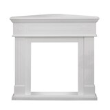 thumbnail of Eckkaminverkleidung aus Holz, B 110 x T 63 x H 102 cm, Ford Weiß