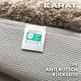 thumbnail of Badteppich Atlantis - extra flauschig & schnelltrocknend - Badezimmerteppich mit rutschsicherer Rückseite - Badematte (Beige, 70 x 120 cm)