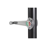 thumbnail of Tarrington House Ronde parasol Merida, aluminium, Ø 2.9 x 2.5 m, waterafstotend, zwart/grijs