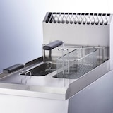 thumbnail of Stalgast Edelstahl Gas Fritteuse, 2x 7 Liter Doppelbecken, Serie 700 ND