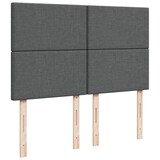 thumbnail of vidaXL Boxspringbett mit Matratze Dunkelgrau 160x200 cm Stoff