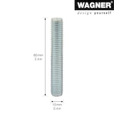 thumbnail of WAGNER Gewindestange mit TENO Möbelsystem System kombinierbar - Gewinde M10 x 60 mm, Stahl verzinkt - 12990204