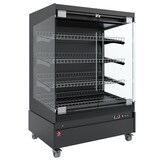 thumbnail of Vitrine chauffante, libre-service, avec porte vitrée, sur roues - FULL BLACK - Diamond