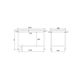 thumbnail of COMBISTEEL - Plan de travail 1300mm inox