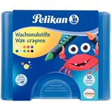thumbnail of Pelikan Wachsmalstifte 655/10 10 runde Stifte mit Schiebehülse