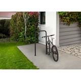 thumbnail of Fahrradbügel HWC-N42, Fahrradständer Anlehnbügel Bügel Absperrung, In-/Outdoor Stahl pulverbeschichtet 120x70x12cm