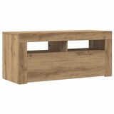 thumbnail of vidaXL TV-Schrank mit LED-Leuchten Artisan-Eiche 90x35x40 cm