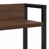 thumbnail of vidaXL Kopfteil mit Regal Braune Eiche 120 cm Holzwerkstoff