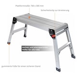 thumbnail of Güde GAAP 760 Aluminium Arbeitsplattform Tritt Leiter Podest - 40961