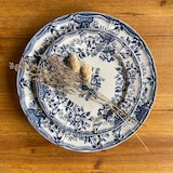 thumbnail of Novastyl - Set van 6 platte borden Faustine 26cm in blauw porselein