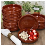 thumbnail of 12er Set Tonschale Bruno Cazuela M Ø 16 cm glasierte Schalen Mediterran Tonware Antik