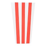 thumbnail of Garcia de Pou 600 Unità - Recipiente Pop-Corn 'Thepack Stripes' 3 L 230 G/M2 9X14X23 Cm Bianco Cartone Ondulato A Nano-Micro