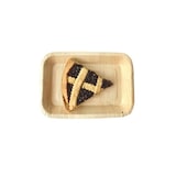 thumbnail of Assiettes rectangles palmier 24 x 16 x 2,5 cm (100 unités)