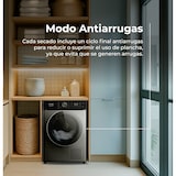 thumbnail of EVVO Secadora 10 kg bomba de calor Nature SR10, Clase energética E, AirWash, Sensor de humedad, Antiarrugas, Inicio diferido, inox