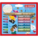 thumbnail of STABILO 377/8 Fasermaler Trio Deco, 8er Karton-Etui