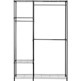 thumbnail of Royal Catering - Metalen kledingrek - 120 x 45 x 179,5 cm - 270 kg - zwart