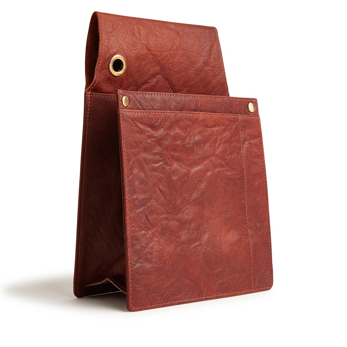 Served with Style - 78075 Chestnut - ATM-Holster & Notizblock& Stift groß 16 x 23,6