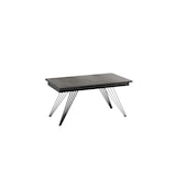 thumbnail of Match 1 - Ausziehbarer Tisch (160/240 x 90 cm) aus schwarzer Keramik