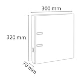 thumbnail of Exacompta - Réf. 53622E - Carton de 10 classeurs à levier A4 Prem'Touch IDERAMA - Dos 70mm - Méanique 75 mm - 32 x 30 x 7 cm - Bleu foncé