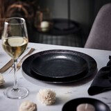 thumbnail of CreaTable Diana Schwarz Tellerset 12-tlg Glas