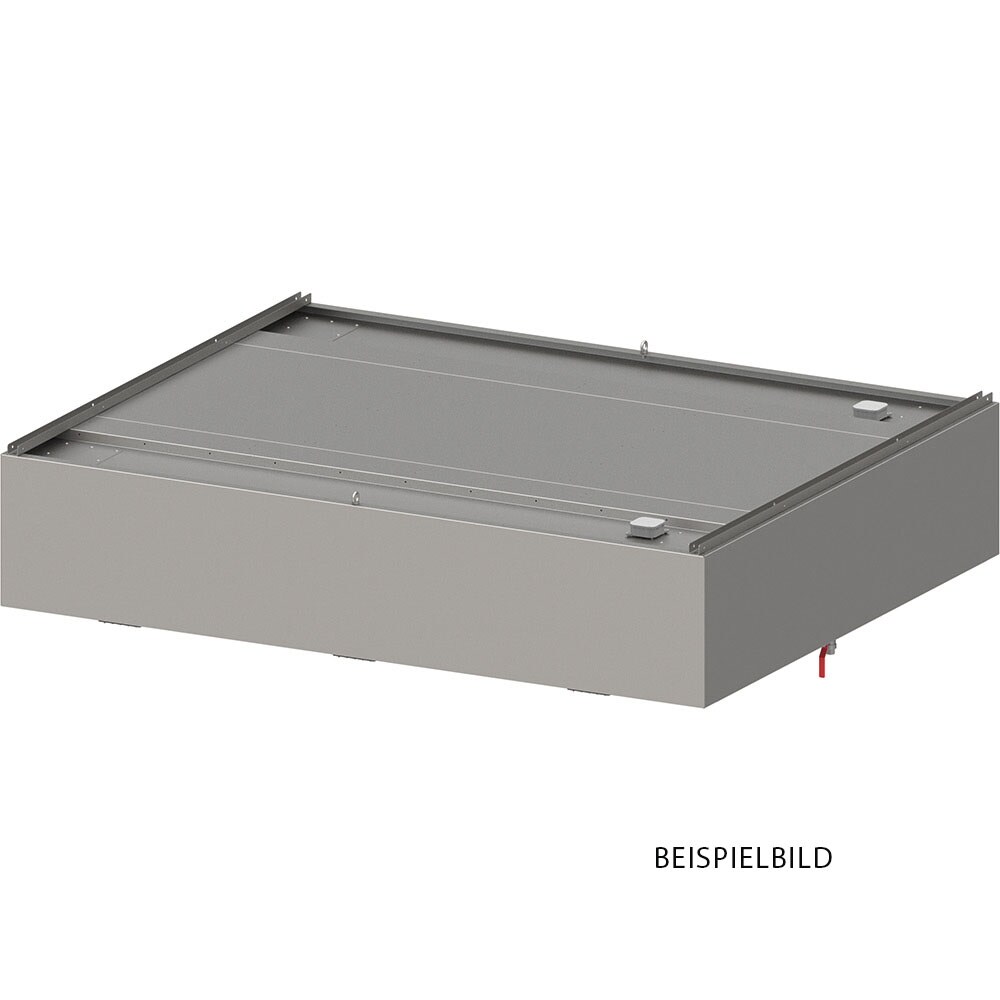 Stalgast Inductie plafondluik "Expert Line", doosvorm 5000 mm x 2400 mm met LC2 type A cycloon/labyrintfilter