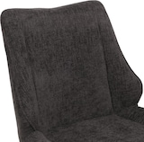 thumbnail of 2er-Set Esszimmerstuhl HWC-O48, Küchenstuhl, drehbar Auto-Return, Stoff/Textil Chenille (320g/m²) Öko-Tex ~ grau