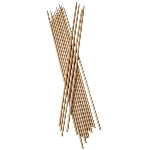 PAPSTAR 200 Schaschlikspieße, Holz "pure" Ø 5 mm · 40 cm