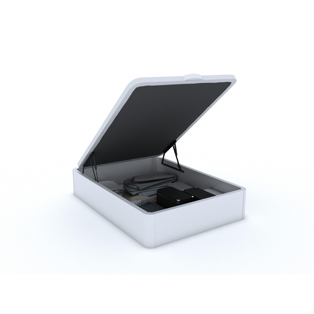 Canapé Abatible Madera Blanco 135x190 