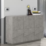 thumbnail of Web Furniture Ping Melaminico Mobile Ingresso 3 Ante 120cm   Cemento Bronx