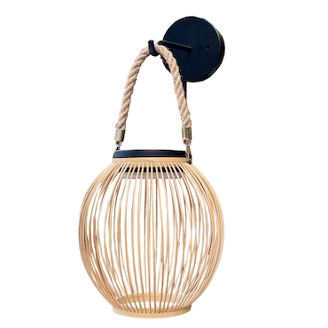 Lumisky Aplique solar ISALINE 100LM Rotin Beige