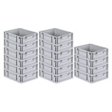 thumbnail of PROREGAL SuperSparSet 16x Eurobox NextGen Economy, Griffe zu, HxBxT 12x30x40cm, 11 Liter, Eurobehälter, Box, Transportbehälter