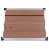 thumbnail of Helloshop26 - Receveur de douche extérieur WPC Inox 80x62 cm marron 02_0001980