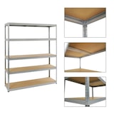 thumbnail of PROREGAL Schwerlastregal Giant Elephant | HxBxT 180x150x45 cm | Fachlast 200kg | Verzinkt | Stecksystem Lagerregal Regalsystem