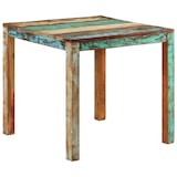 thumbnail of Mesa de comedor de madera maciza reciclada 82x80x76 cm
