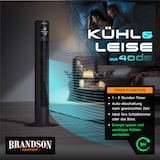 thumbnail of Brandson Turmventilator, 12 Geschwindigkeitenstufen, DC-Motor, ECO Modus, Standventilator Ventilator, Timer + 4 Betriebsmodi + inkl. Fernbedienung