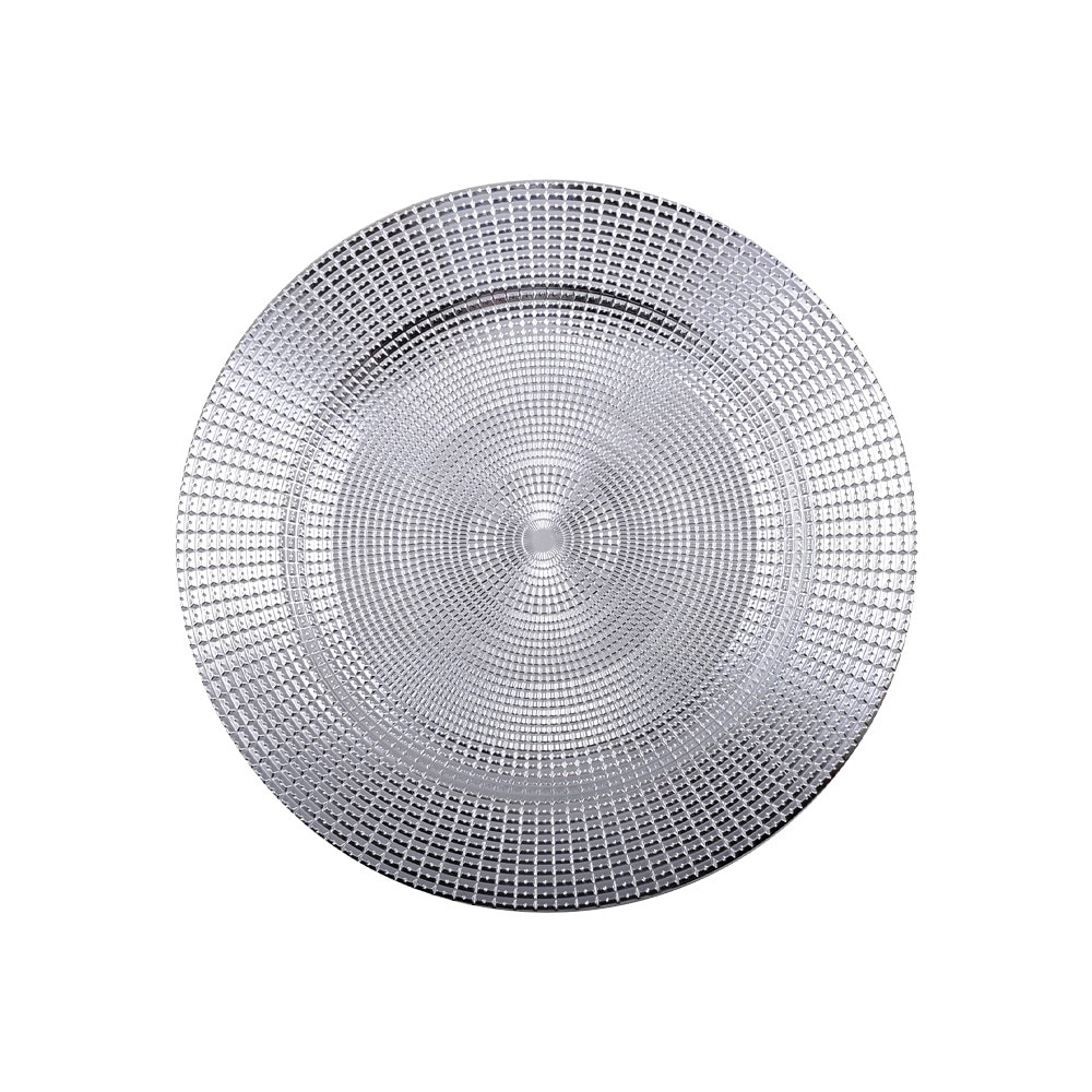 Dessous d'assiette empire argent - Lot de 6