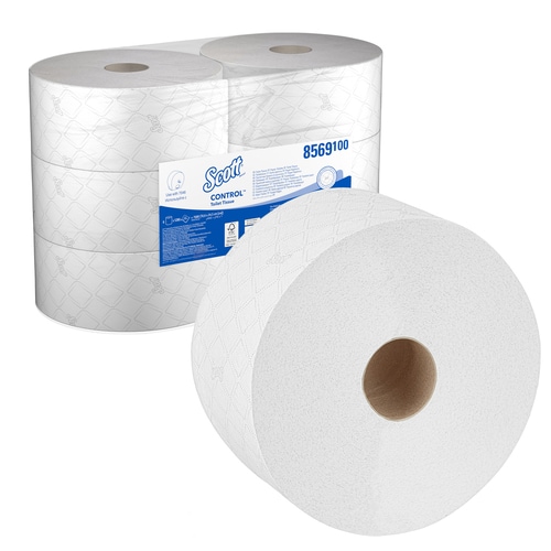 SCOTT® | Bobina papel higiénico blanco. 6 uds. (cod.8569)