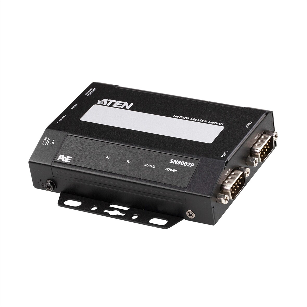 ATEN SN3002P 2-Port RS-232 Secure Device Server PoE