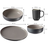 thumbnail of Ritzenhoff & Breker JASPER XXL Kombiservice grau & schwarz für 8 Personen