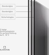 thumbnail of Klarstein Shiraz 8 Uno Weinkühlschrank 8 Flaschen 8 - 18 °C Touch-Control Schwarz