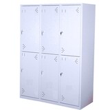 thumbnail of Taquilla de vestuario marca jami. Taquilla armario 6 plazas. acabado gris claro.